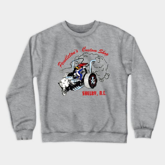 North Carolina Speed Shop Crewneck Sweatshirt by retrorockit